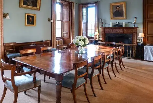 Dining room at Dalvey House