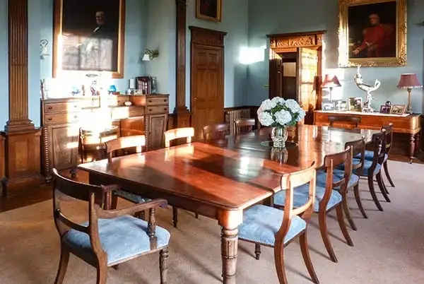 Dining room at Dalvey House