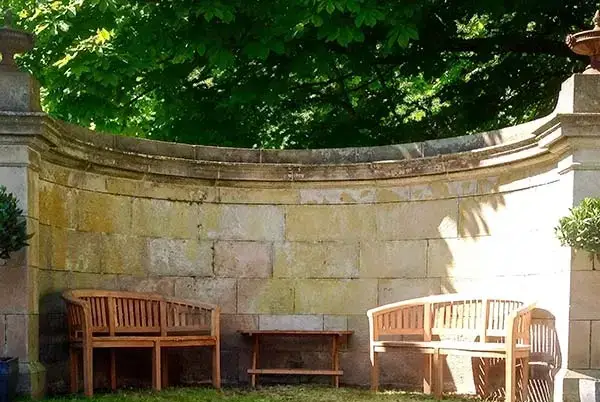 Garden furniture at Dalvey House