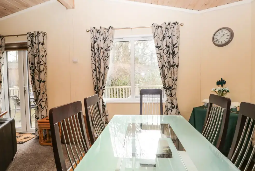 Dining room at Damson Lodge