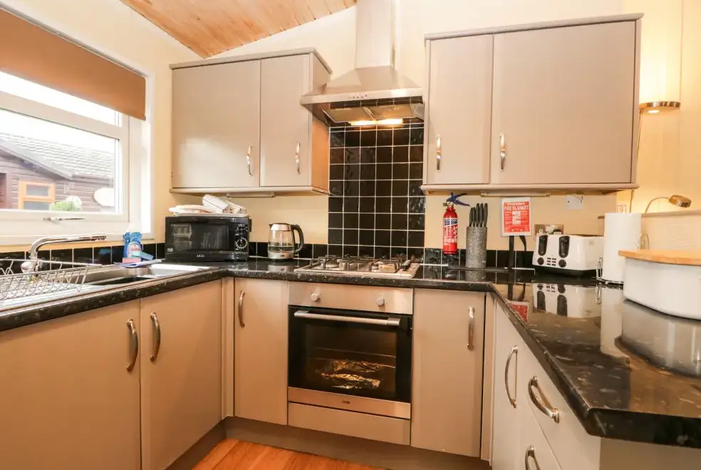 Kitchen/diner at Damson Lodge