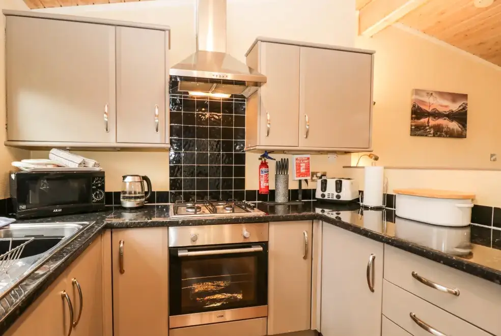 Kitchen/diner at Damson Lodge