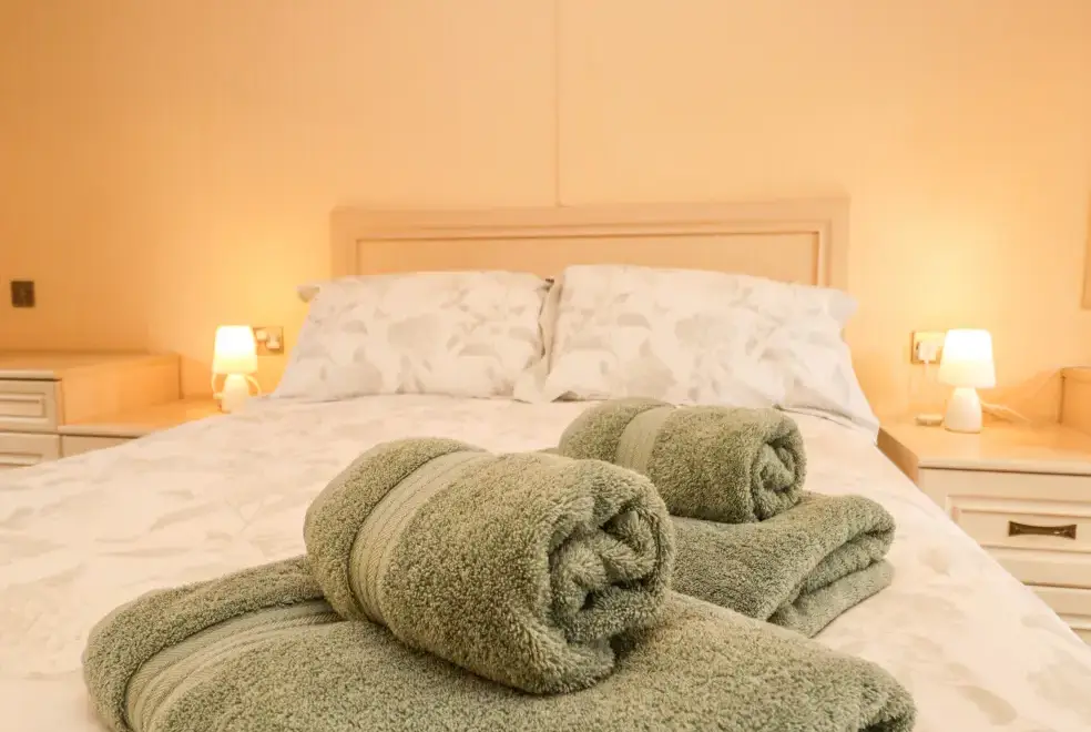 Bedroom at Damson Lodge