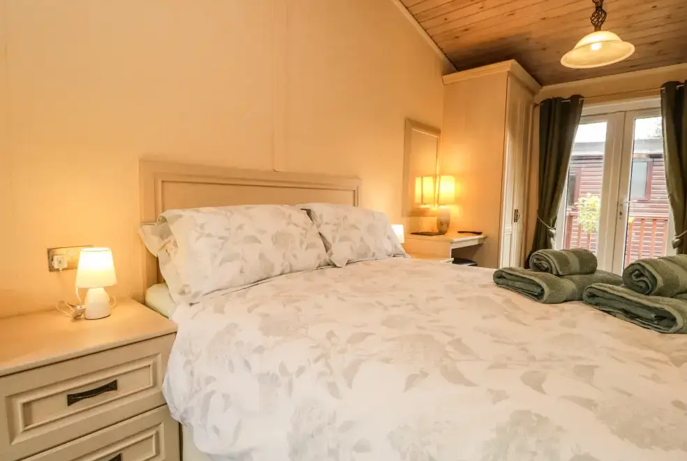 Bedroom at Damson Lodge