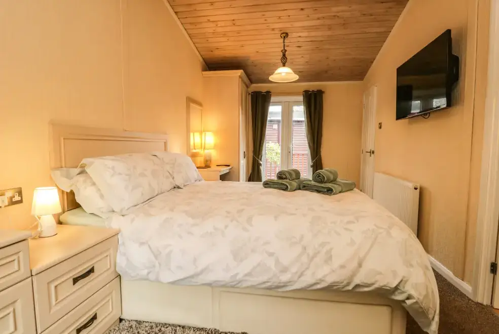 Bedroom at Damson Lodge