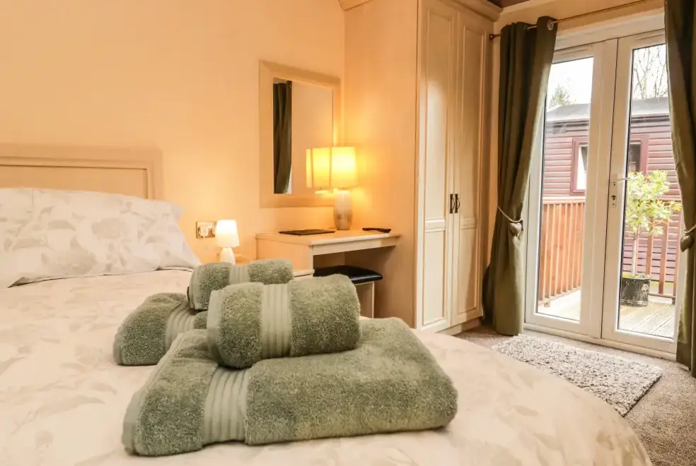 Bedroom at Damson Lodge