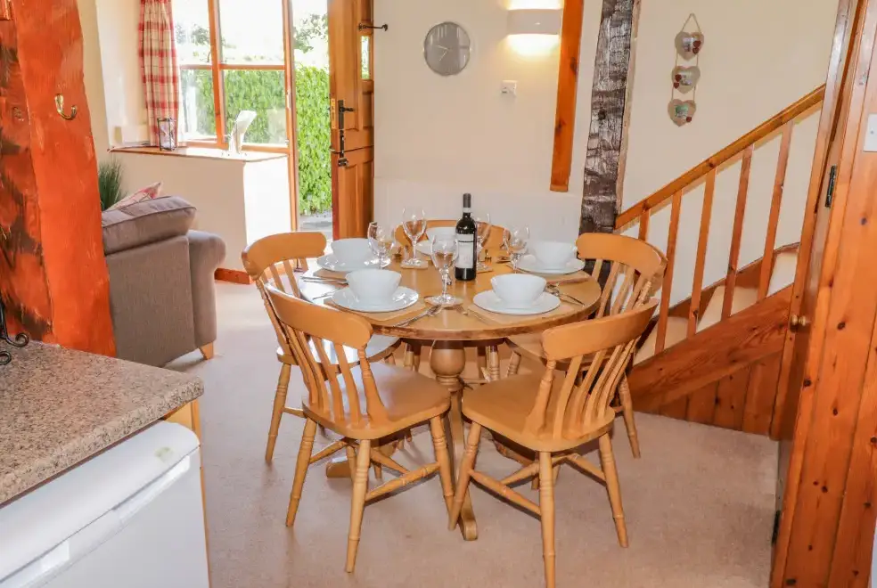 Dining room at Danby Cottage