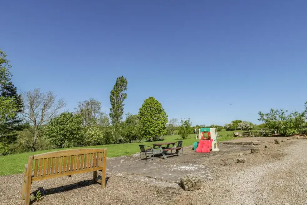 Children’s play area at Danby Cottage