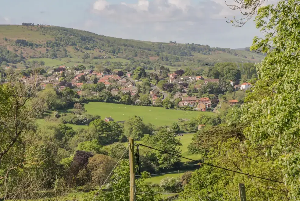 Countryside views at Danby Cottage