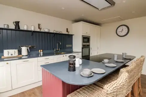 Luxury kitchen at Dant Y Llew, Ceredigion