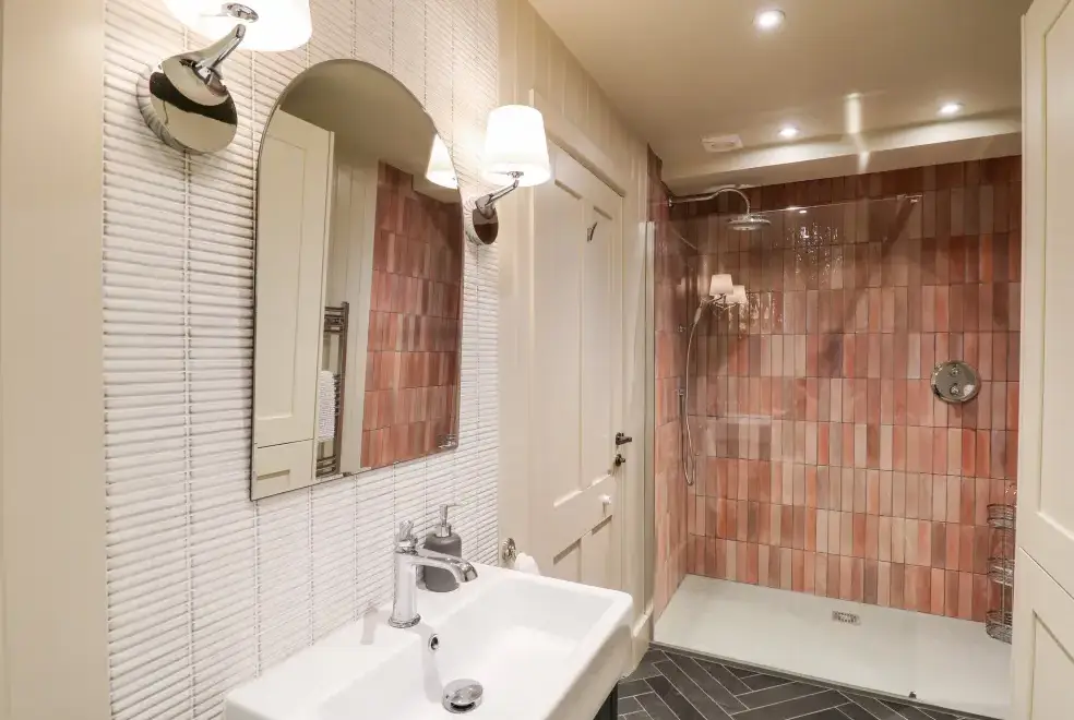 Shower room at Dant Y Llew