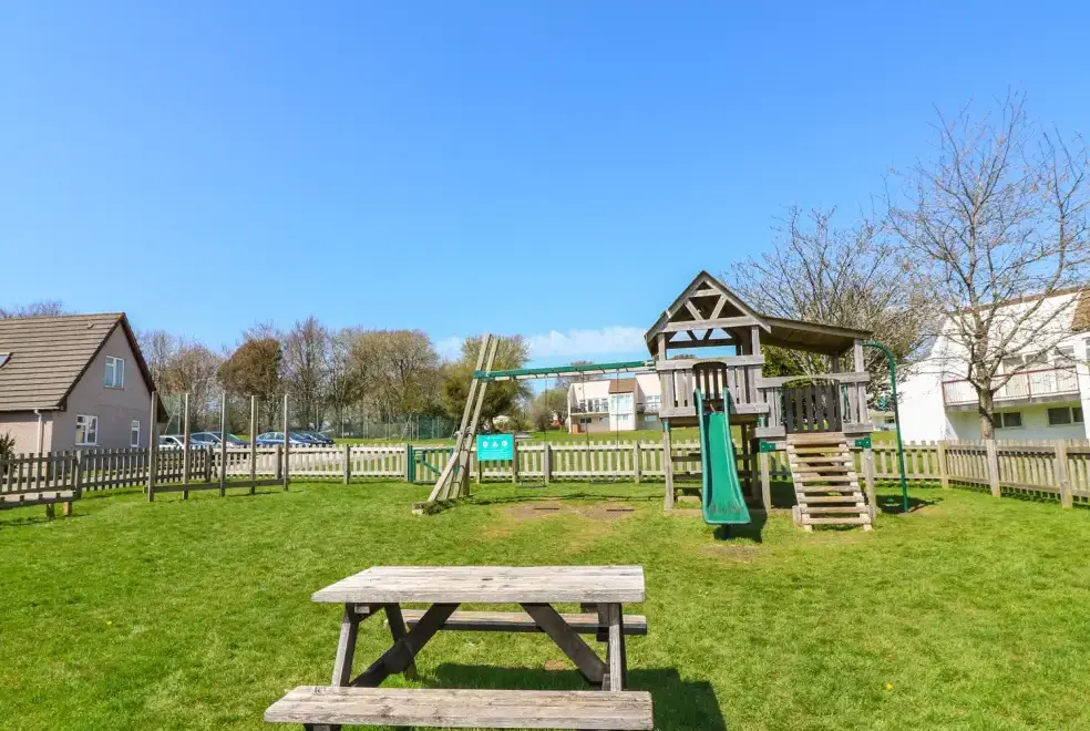 Children’s play area at Dartmoor Valley Lodge 10