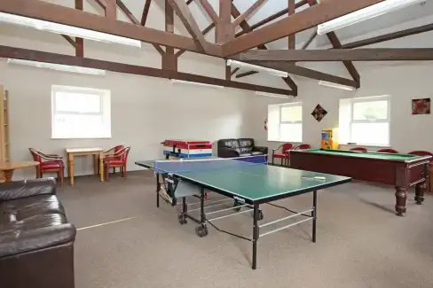 Games Room at Dartmoor Valley Lodge, Cornwall
