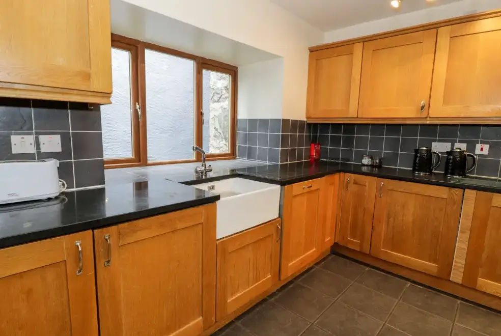 Kitchen/diner at Ddol Helyg Barn