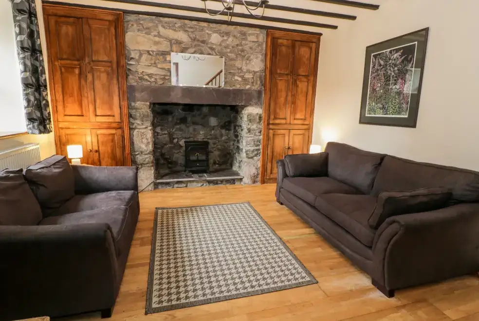 Lounge at Ddol Helyg Farmhouse