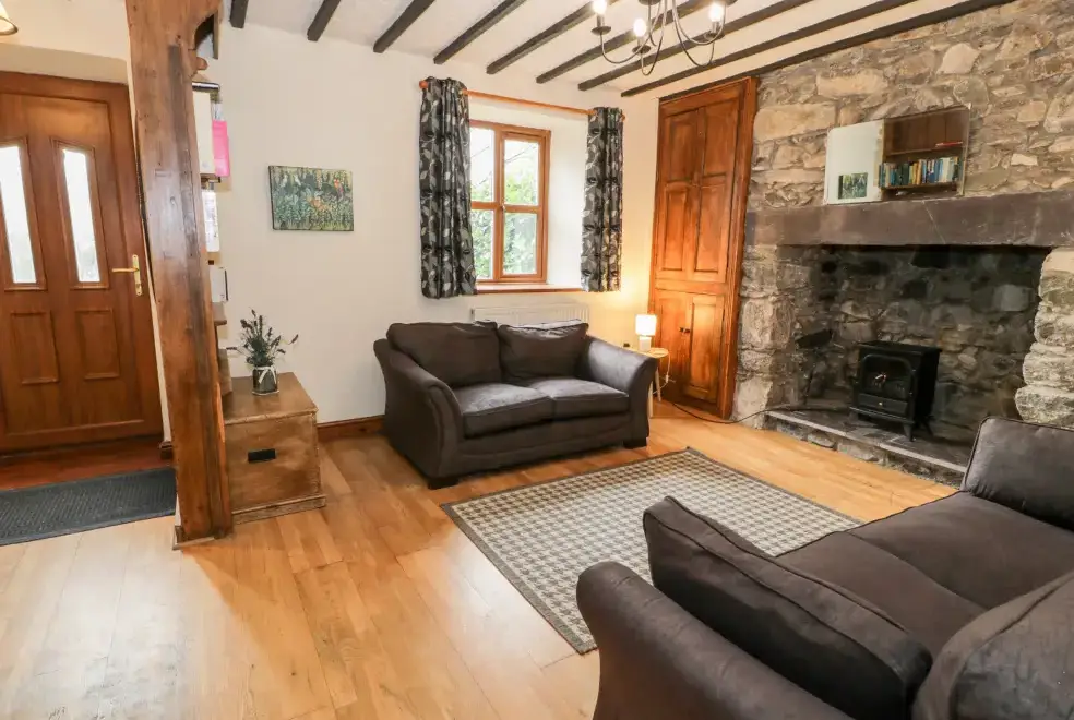 Lounge at Ddol Helyg Farmhouse