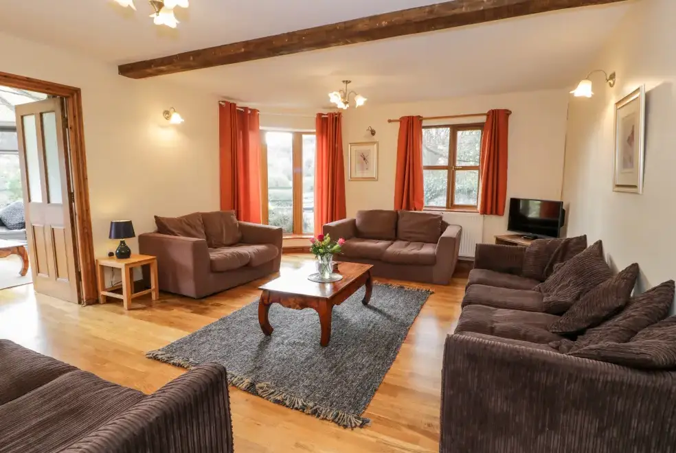 Lounge at Ddol Helyg Farmhouse