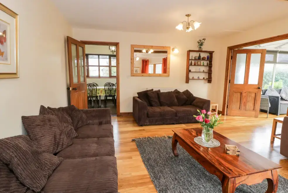 Lounge at Ddol Helyg Farmhouse