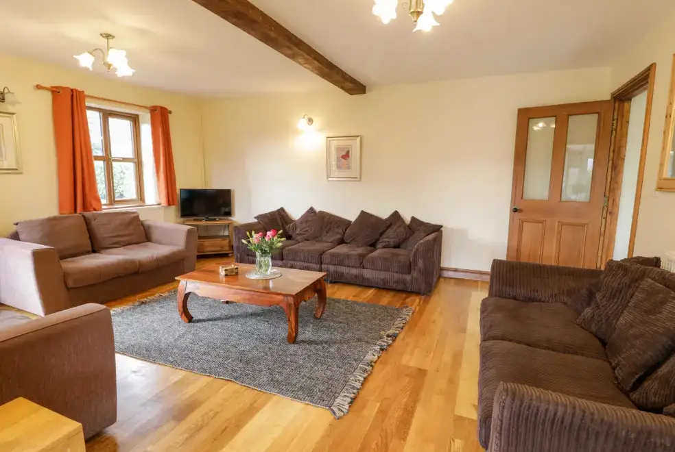 Lounge at Ddol Helyg Farmhouse