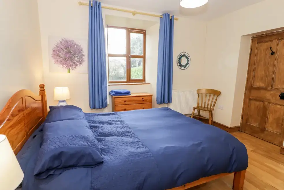 Bedroom at Ddol Helyg Farmhouse