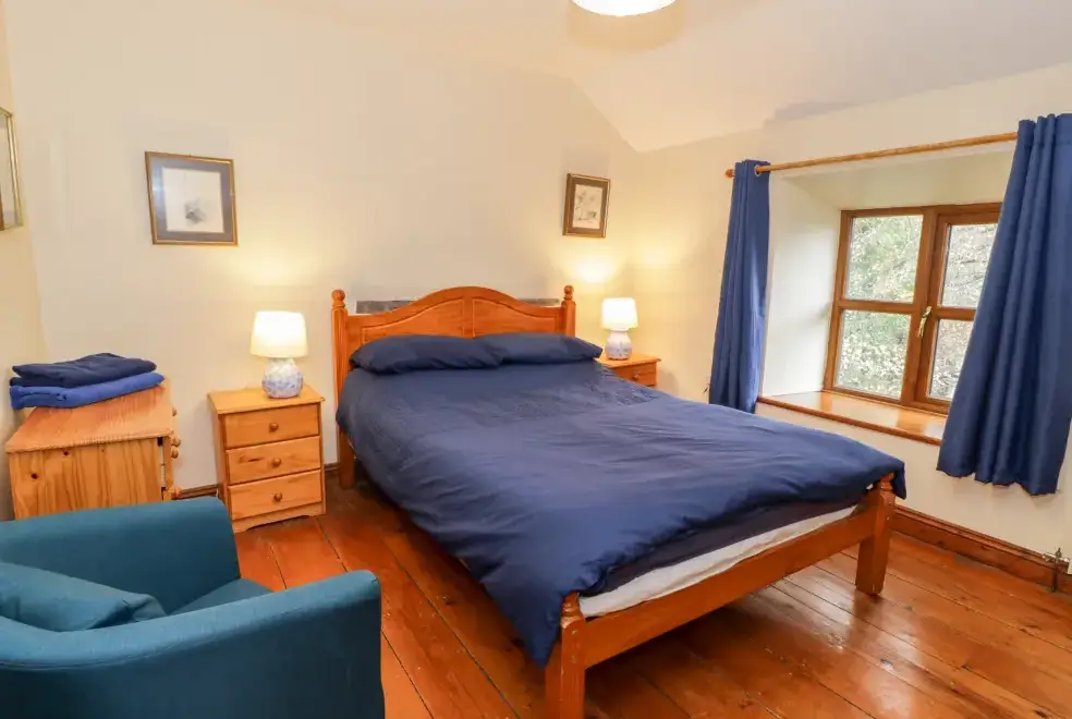 Bedroom at Ddol Helyg Farmhouse