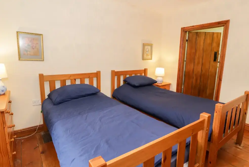 Bedroom at Ddol Helyg Farmhouse