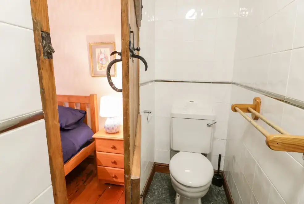 Loo at Ddol Helyg Farmhouse