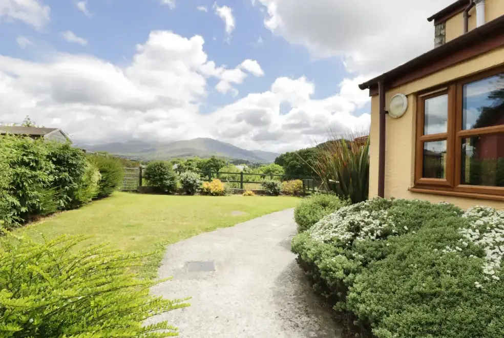 Countryside views at Ddol Helyg Farmhouse