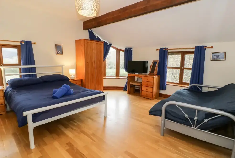 Bedroom at Ddol Helyg Farmhouse