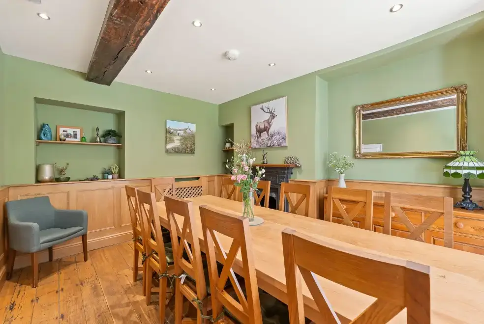 Dining room at Derwent House