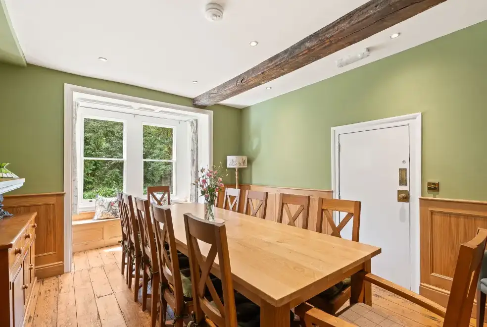 Dining room at Derwent House