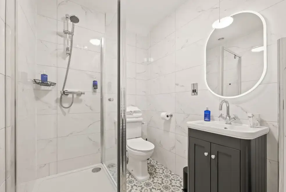 Shower room at Derwent House