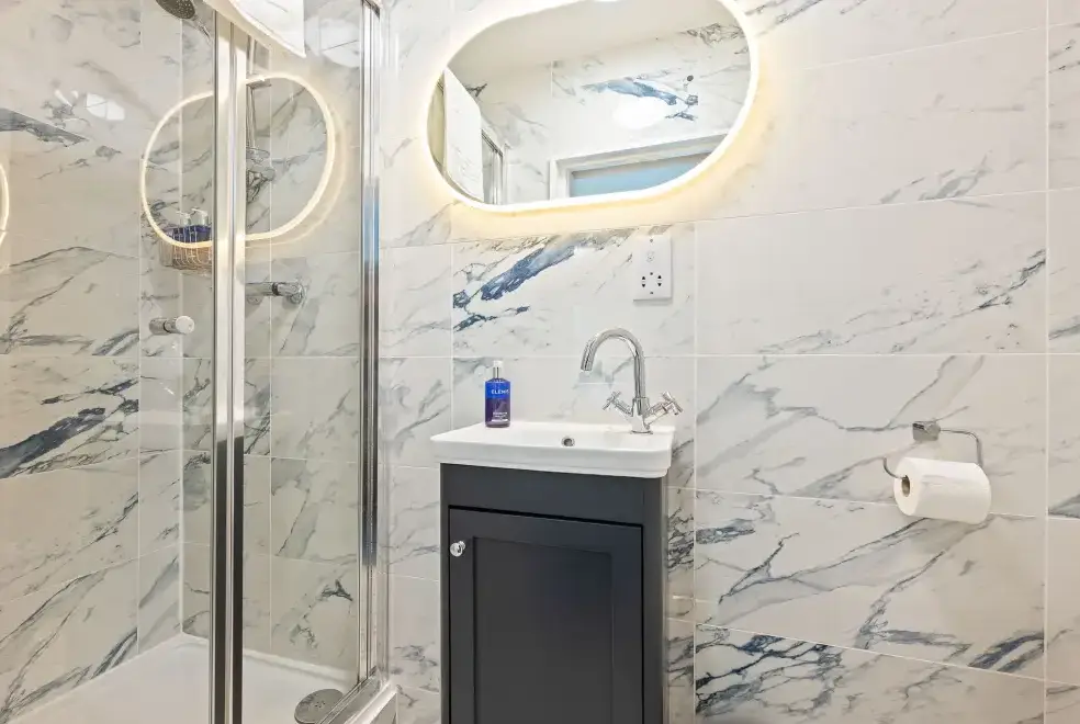 Shower room at Derwent House