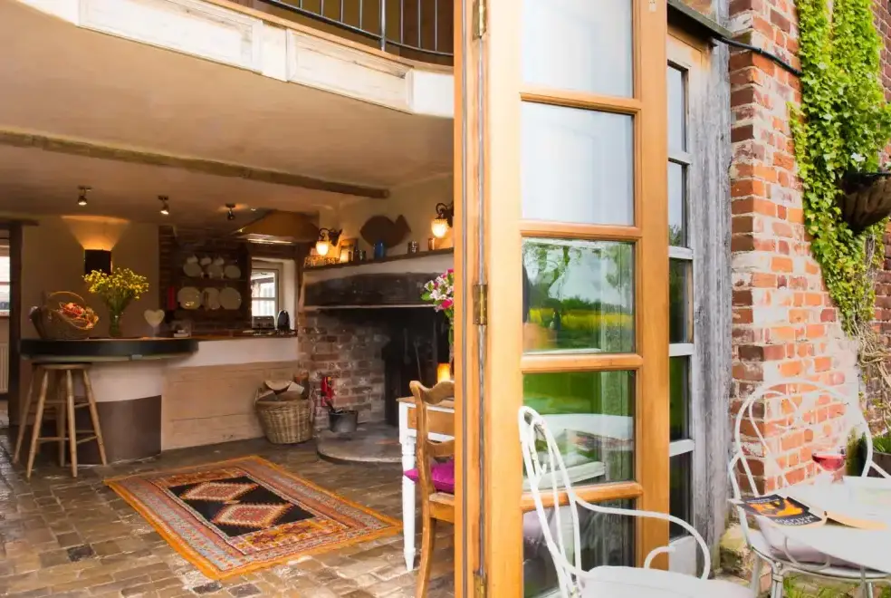 Farmhouse style kitchen at Dons Barn