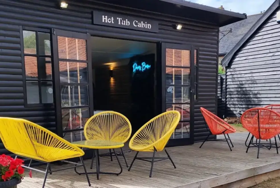 Private Hot Tub at Doves Barn