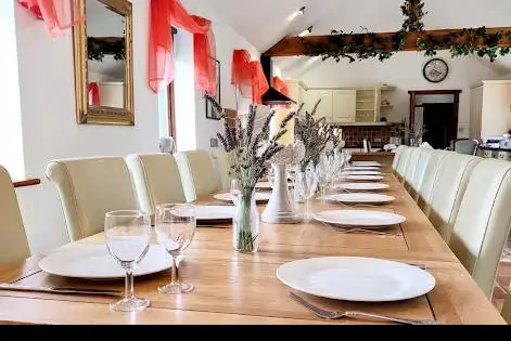 Dining room at Doves Barn