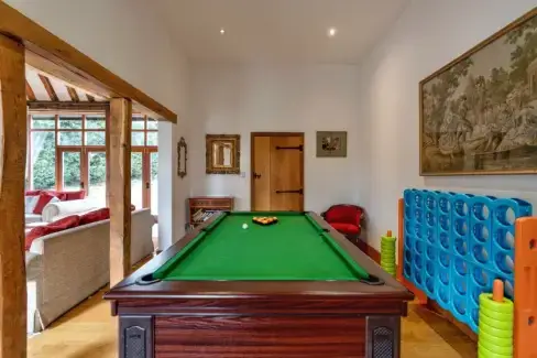 Games Room at Doves Barn, Suffolk