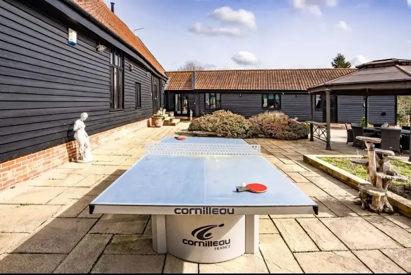 Outdoor games area at Doves Barn