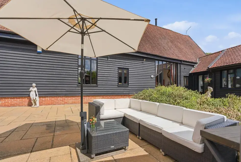 Garden furniture at Doves Barn