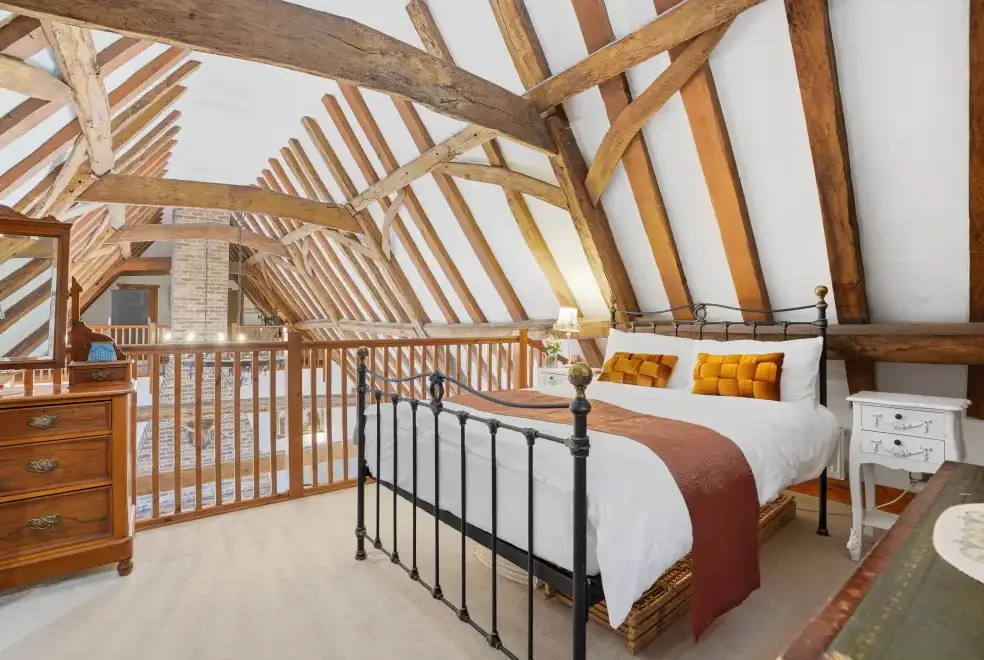 Double bedroom at Doves Barn