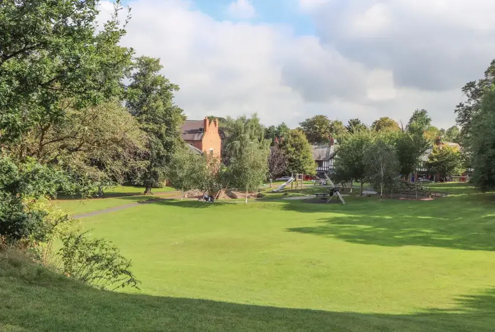 Countryside views at Dragon's Den