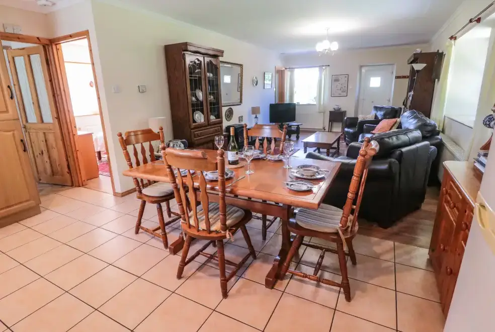 Open plan living area at Drovers Rest