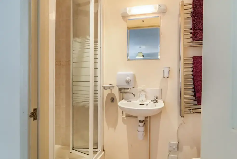 Shower room at Ducksfoot Barn