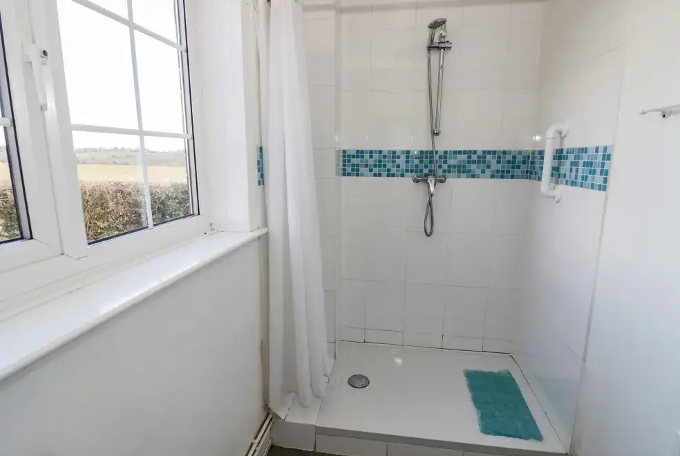 Shower room at Durstone Cottage