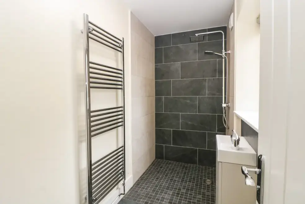 Shower room at Durstone Cottage