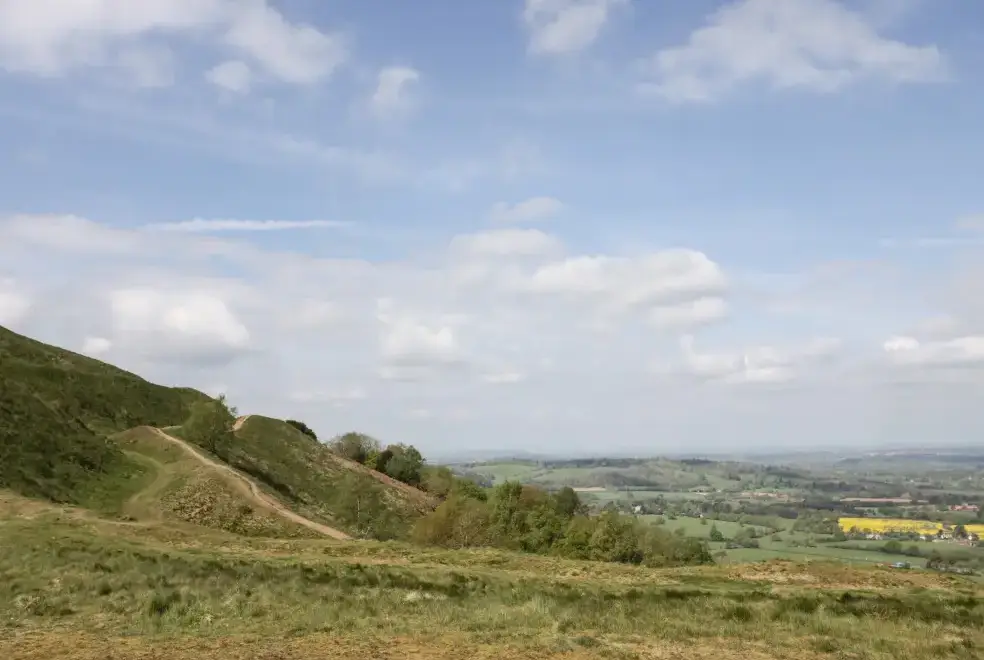 Countryside views at Durstone Cottage