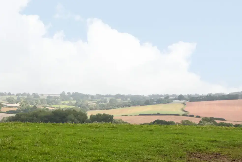 Countryside views at Durstone Cottage