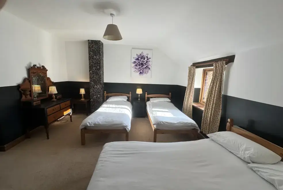 Bedroom at Duvale Barn
