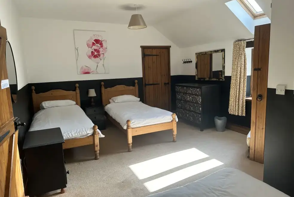 Bedroom at Duvale Barn