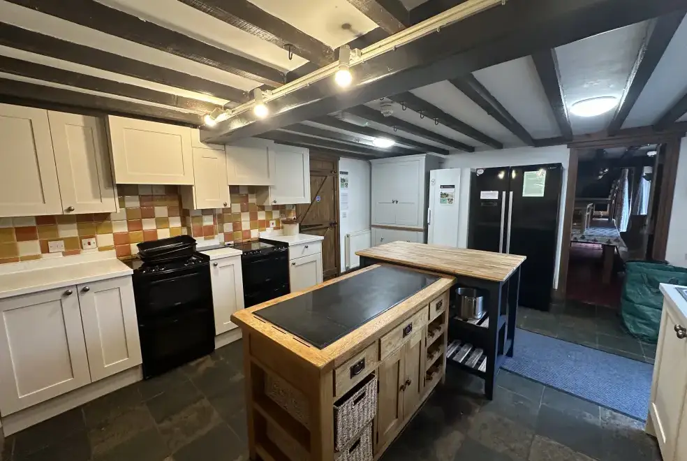 Farmhouse style kitchen at Duvale Barn